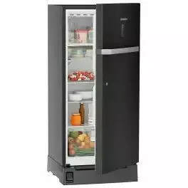 Liebherr DFBBSD 1925, 191L 4 Star Pure Single-door refrigerator with iCoolTouch UI, Foot Pedal, Base Drawer, 20 Years Warranty on Compressor, Black Steel