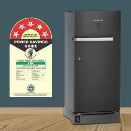 Liebherr DFBBSD 1925, 191L 4 Star Pure Single-door refrigerator with iCoolTouch UI, Foot Pedal, Base Drawer, 20 Years Warranty on Compressor, Black Steel