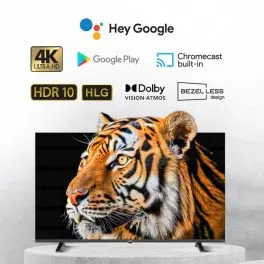 Akai 43GS-SFWS, Google Certified Smart Andriod TV with Dolby Audio, Black