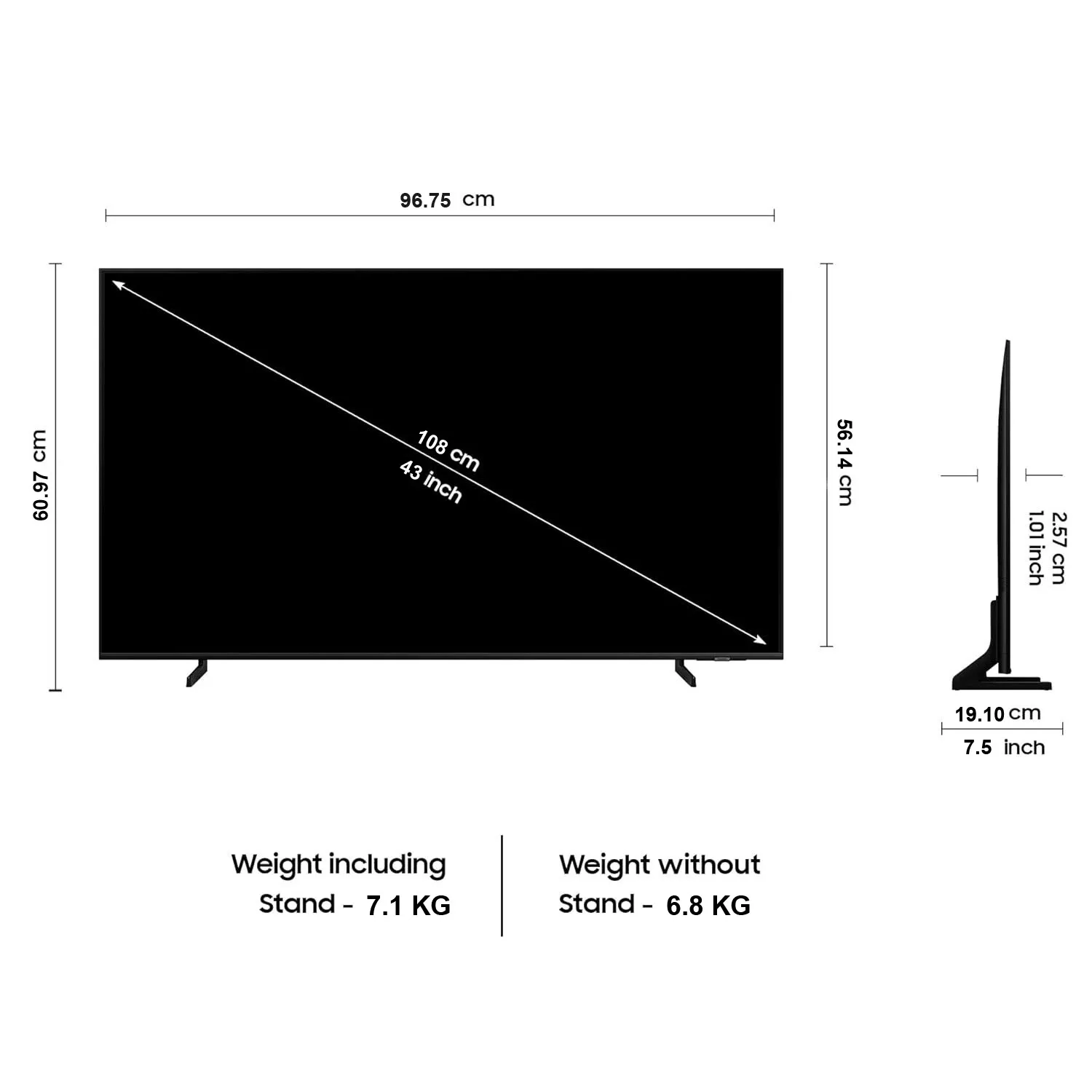 SAMSUNG QA43Q7FAAULXL, 108 cm (43 inch) 4K Ultra HD QLED Smart Tizen TV with 100% Color Volume with Quantum Dot, Q4 AI Processor, Alexa and Google Assistant, Black SAMSUNG QA43Q7FAAULXL, 108 cm (43 inch) 4K Ultra HD QLED Smart Tizen TV with 100% Color Volume with Quantum Dot, Q4 AI Processor, Alexa and Google Assistant, Black