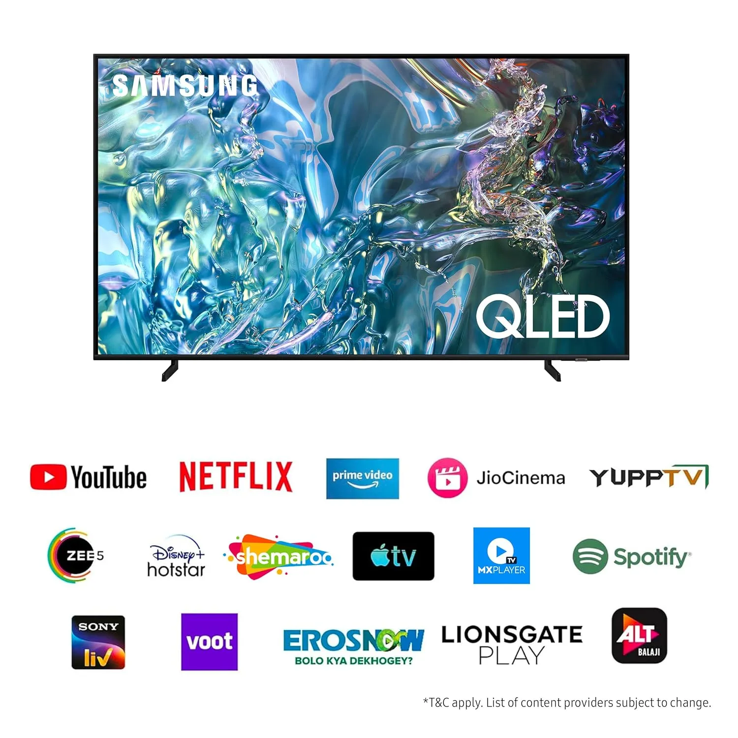 SAMSUNG QA43Q7FAAULXL, 108 cm (43 inch) 4K Ultra HD QLED Smart Tizen TV with 100% Color Volume with Quantum Dot, Q4 AI Processor, Alexa and Google Assistant, Black SAMSUNG QA43Q7FAAULXL, 108 cm (43 inch) 4K Ultra HD QLED Smart Tizen TV with 100% Color Volume with Quantum Dot, Q4 AI Processor, Alexa and Google Assistant, Black