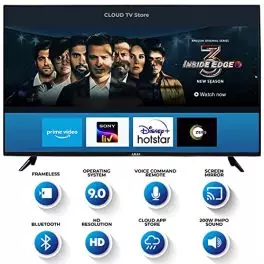 AKAI 108 cm 43 Inches Full HD Smart LED TV AKLT43S FL29M Black 2021 Model with Frameless Design 0 0
