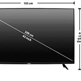 AKAI 108 cm 43 Inches Full HD Smart LED TV AKLT43S FL29M Black 2021 Model with Frameless Design 0 3