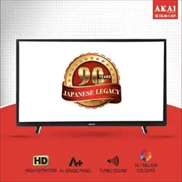 AKAI 80 cm 32 Inches HD Ready LED TV AKLT32N DB1M Black 0 1