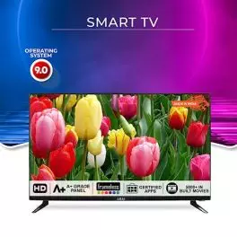 AKAI 80 cm 32 Inches HD Ready Smart LED TV AKLT32S FL1Y9M Black with Frameless Design 0 3