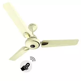Atomberg Efficio 1200 mm BLDC Motor with Remote 3 Blade Ceiling Fan Pearl Ivory Pack of 1Formerly Gorilla 0