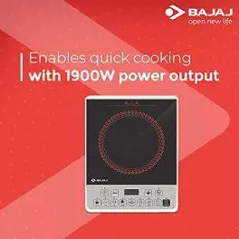 Bajaj Majesty ICX Pearl 1900W Induction Cooktop with Pan sensor and Voltage Pro Technology Black 0 2