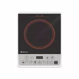 Bajaj Majesty ICX Pearl 1900W Induction Cooktop with Pan sensor and Voltage Pro Technology Black 0