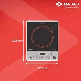 Bajaj Majesty ICX Pearl 1900W Induction Cooktop with Pan sensor and Voltage Pro Technology Black 0 4