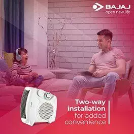Bajaj Majesty RX10 2000 Watts Heat Convector Room Heater White ISI Approved 0 0