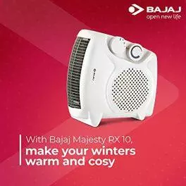 Bajaj Majesty RX10 2000 Watts Heat Convector Room Heater White ISI Approved 0 3