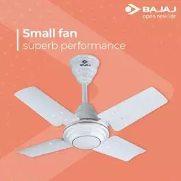 Bajaj Maxima 600 mm Ceiling Fans for Home BEE StarRated Energy EfficientRust Free Coating for Long Life High Air Delivery 2 Yr Warranty by BajajWhite Ceiling Fan 0 3