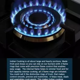 Bosch Built in Gas Hob Black Tempered glass Glass 4 Burner Auto Ignition 90 cm Full Brass 3D Ring Burners with Matt Black Heat Shields Cast Iron pan supports PNF9B6G20I 0 0