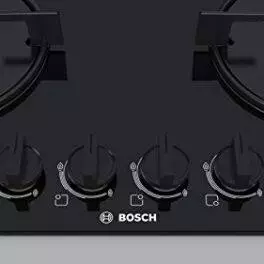 Bosch Sealed Tempered Glass Gas Hob black 0 1