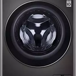 LG 105 Kg 70 Kg Wi Fi Inverter AI Direct Drive Fully Automatic Front Load Washer Dryer FHD1057STB Steam In built Heater 6 Motion DD Black Steel 0