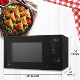 LG 20 L Solo Microwave Oven MS2043DB Black 0 2