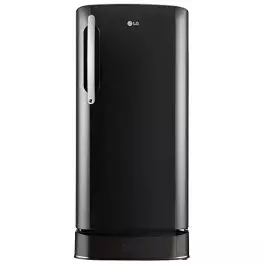 LG 201 L 5 Star Direct Cool Inverter Single Door Refrigerator GL D211HESZ Ebony Sheen Base Stand with Drawer Smart Connect Gross Volume 204 Ltr 0