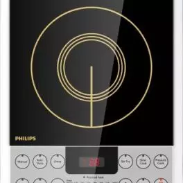 PHILIPS Induction Cooktop Black color with Push Button HD492901