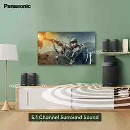 Panasonic SC HT550GW K 150 W Bluetooth Home Theatre Black 51 Channel 0 2