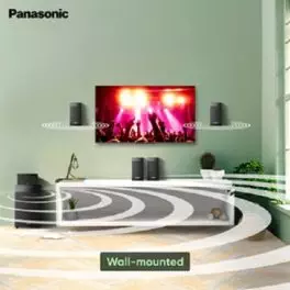 Panasonic SC HT550GW K 150 W Bluetooth Home Theatre Black 51 Channel 0 3