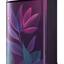 Samsung 189L 5 Star Inverter Direct Cool Single Door Digi Touch Refrigerator RR21C2F259RHLParadise Bloom Purple Base Stand Drawer 2023 Model 0 1