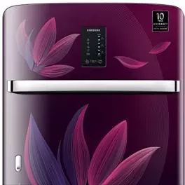 Samsung 215L 5 Star Inverter Direct Cool Single Door Digi Touch Refrigerator RR23C2F359RHLParadise Bloom Purple Base Stand Drawer 2023 Model 0 4