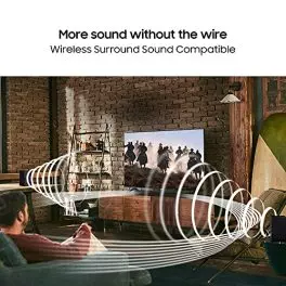 Samsung Soundbar HW B550XL 21 Channel Wireless Subwoofer Dolby 2ch DTS Virtual X Experience Sound AI Adaptive Sound Lite Energy Star Black 0 2