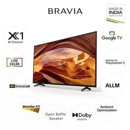 Sony Bravia 108 cm 43 inches 4K Ultra HD Smart LED Google TV KD 43X75L Black 0 2