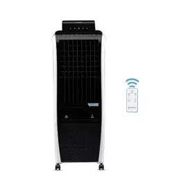 Symphony Diet 3D 20i Portable Tower Air Cooler For Home with 3 Side Honeycomb Pads Pop Up Touchscreen i Pure Technology and Low Power Consumption 20L White Black 0