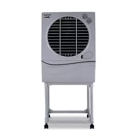 Symphony Jumbo 41 Desert Air Cooler For Home with Aspen Pads Powerful Fan Cool Flow Dispenser and Free Trolley 41L Grey 0