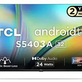 TCL S Series 83 cm 32 inch HD Ready LED Smart Android TV with HDR 10 Support Black 0