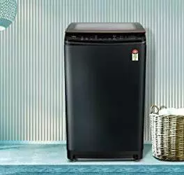 Voltas Beko 65 Kg Fully Automatic Inverter Top Load Washing Machine WTL65VPBGX BlackFountain Wash 0 1