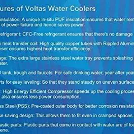 Voltas Normal Cold Water Cooler 2020 FSS Storage Capacity 20 Liter and Cooling Capacity 20 Liter Full Body Steel Made in India 0 2
