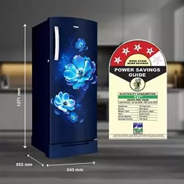 Whirlpool 192 L 4 Star Direct Cool One Door Refrigerator IMPRO ROY INV 215 4 SAPPHIRE ANTELIA Z Inverter 2023 Model 0 0