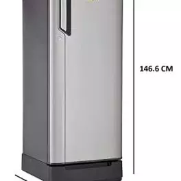 Whirlpool 245 L 3 Star Inverter Direct Cool Single Door Refrigerator 260 IMPRO ROY 3S INV ALPHA STEEL Alpha Steel with Pedestal 0 0