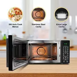 Whirlpool 29 Litres Convection Microwave Oven With 300 Plus Auto Cook Menus Magicook Pro 31CES E Black Air Fryer 0 1