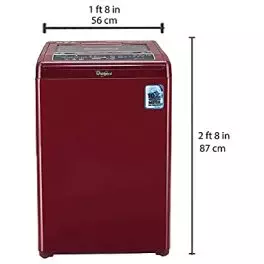 Whirlpool 7 kg 5 Star Fully Automatic Top Loading Washing Machine Whitemagic Premier GenX 70 Rosewood Wine 0 1