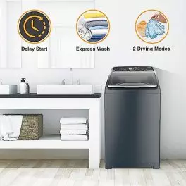 Whirlpool 75 Kg 5 Star StainWash Fully Automatic Top Loading Washing Machine Built In Heater SW PRO PLUS H 75 MIDNIGHT GREY 10YMW 0 3
