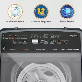 Whirlpool 75 Kg 5 Star StainWash Fully Automatic Top Loading Washing Machine Built In Heater SW PRO PLUS H 75 MIDNIGHT GREY 10YMW 0 4