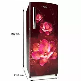 Whirlpool Impro Prm 4S INV Refrigerator 215 IMPRO PRM 4S INV Wine Antelia 72018Wine Antelia 0 3