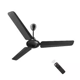 atomberg Ikano 1200mm BLDC Motor 5 Star Rated Classic Ceiling Fans with Remote Control High Air Delivery Fan with LED Indicators Upto 65 Energy Saving 21 Year Warranty Black 0