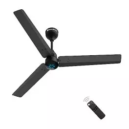 atomberg Renesa 1200mm BLDC Motor 5 Star Rated Ceiling Fans for Home with Remote Control Upto 65 Energy Saving High Speed Fan with LED Lights 21 Year Warranty Midnight Black 0