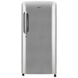 LG 185L Single Door Refrigerator (GL-B201APZD, Shiny Steel)