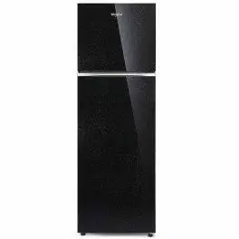 Whirlpool IF INV ELT 278GD, 231 Litre 2 Star Double Door Intellisense Inverter Technology and 17 Hours Cooling Retention, Crystal Black