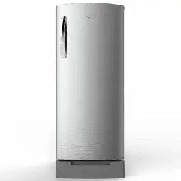 Whirlpool 260 Impro Roy Inv, 236 Litre 3 Star Single Door Refrigerator with Inverter Compressor, Base Drawer, 4-in-1 Cooling Modes and 1 Hour Icing Technology, Alpha Steel
