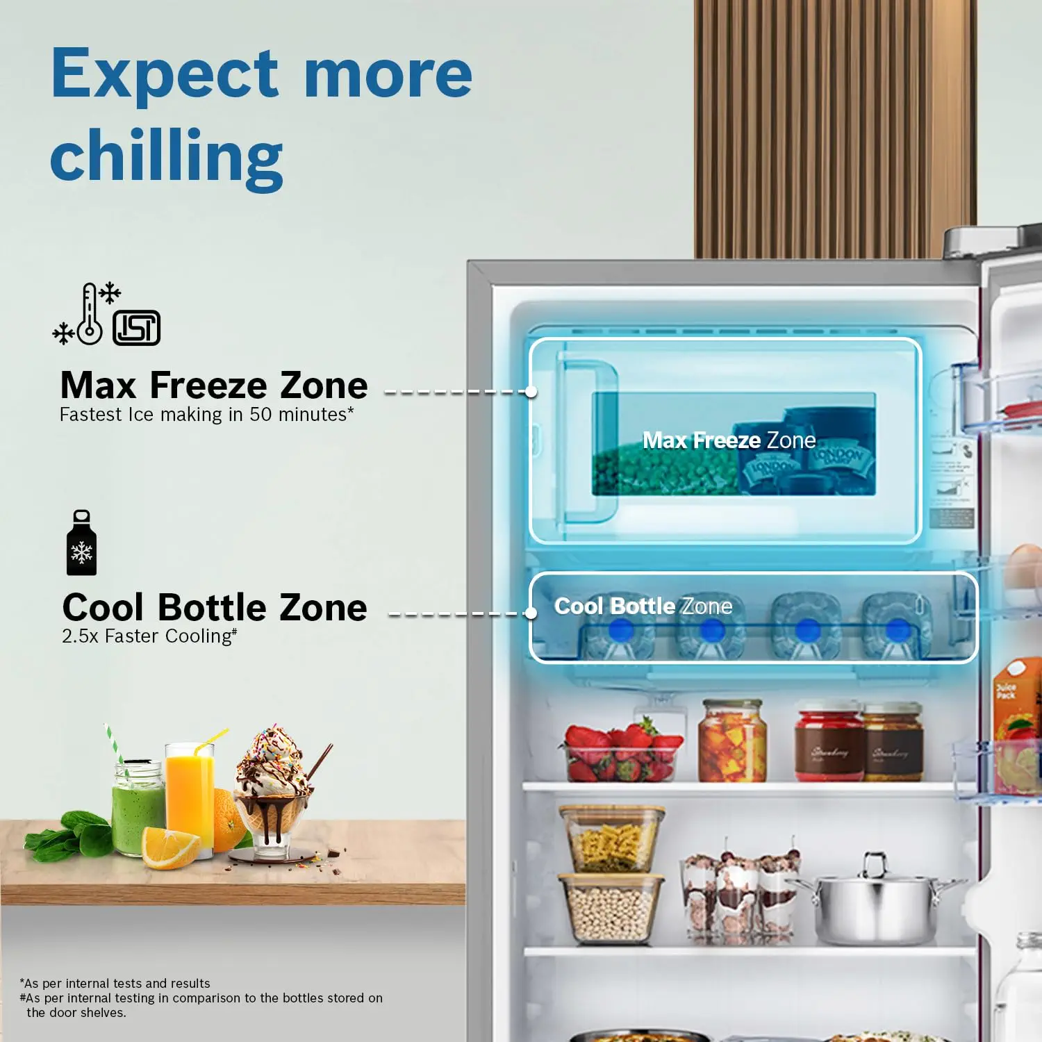 Bosch CST22S24NI, 226 Litre 4 Star Fine Steel
