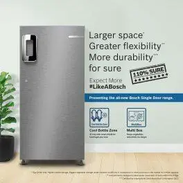 Bosch CST22S24NI, 226 Litre 4 Star Fine Steel