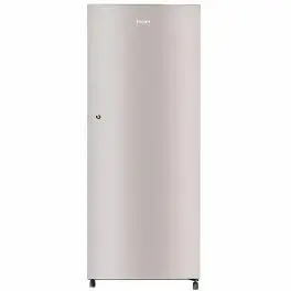 Haier 190 Litre 3 Star Single Door Refrigerator, Steel (HRD2103BIS)