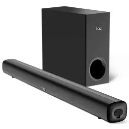 Boat Aavante Bar Aura, 160W Soundbar with 2.1 Channel Wired Subwoofer, Pitch-Black