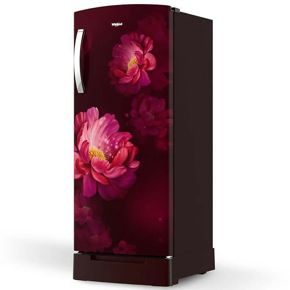 Whirlpool 215 IMPRO ROY, 192 L 3 Star Icemagic Pro Inverter Direct-Cool Single Door Refrigerator, With Base Drawer, Wine Peony